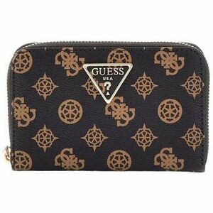 Peňaženky Guess LAUREL SLG MEDIUM ZIP AROUND MOCHA LOGO SWPG85 00140 vyobraziť
