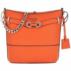 Tašky cez rameno Guess SILVYE BUCKET ORANGE Orange vyobraziť