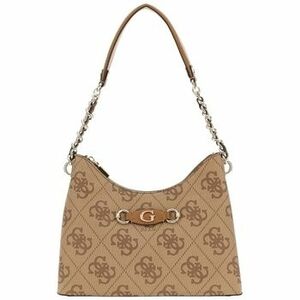 Tašky Guess IZZY TOP ZIP SHOULDE LATTE LOGO Marron vyobraziť