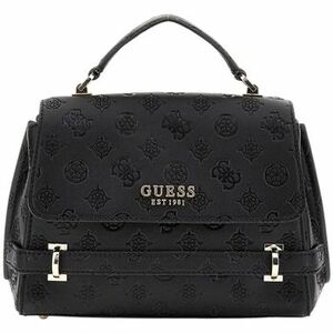 Tašky Guess ZARELA LUXURY SATCHE BLACK LOGO Noir vyobraziť