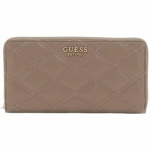 Peňaženky Guess TAMSIN SLG SMALL ZIP DARK TAUPE Beige vyobraziť