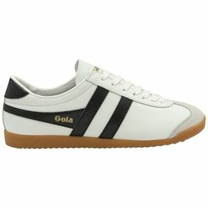 Derbie Gola BULLET LEATHER WB- WHITE/BLACK/GUM Blanc vyobraziť