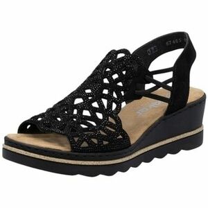 Sandále Rieker 67465 00-noir Noir vyobraziť