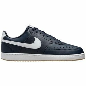 Derbie Nike COURT VISION LO 400-OBSIDIAN/WHITE Bleu vyobraziť