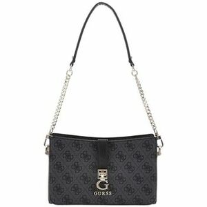 Tašky cez rameno Guess ZAMIRA HOBO SHOULDER COAL LOGO Noir vyobraziť