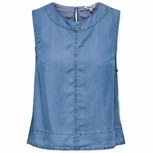 Blúzka Only Top Pema-Dorsi - Medium Blue Denim vyobraziť