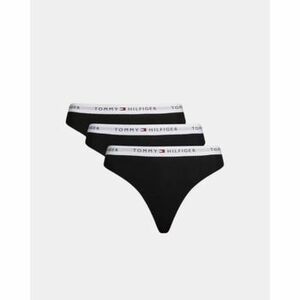 Slipy Tommy Hilfiger UW0UW055300SI 3 PACK THONG vyobraziť