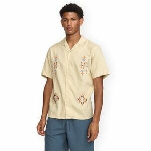 Košele s dlhým rukávom Rvlt Revolution RVLT Cuban Shirt - Offwhite vyobraziť