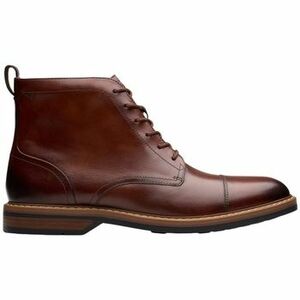 Polokozačky Clarks ALDWIN CAP MID Tan Lea 26179733 vyobraziť