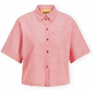 Blúzka JJXX Windy Seersucker Shirt - Racing Red vyobraziť