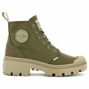 Čižmičky Palladium PALLABASE TWILL Beige vyobraziť