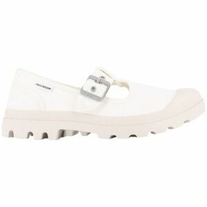 Balerínky/Babies Palladium PAMPA M-JANE WASHED 100-SOFT WHITE Blanc vyobraziť