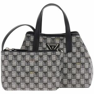 Tašky Guess VIKKY II LARGE TOTE BLACK LOGO Noir vyobraziť