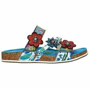 Šľapky Laura Vita BRCYANO 16 Turquoise Bleu vyobraziť