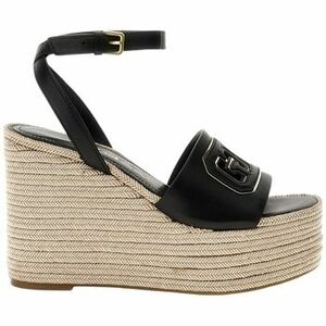 Sandále Guess TANVEE BLACK/GOLD Noir vyobraziť