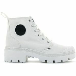 Čižmičky Palladium PALLABASE TWILL 116-STAR WHITE 96907 vyobraziť