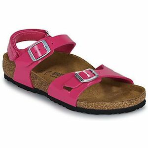 Sandále BIRKENSTOCK Rio AS Kids BF Patent Fuchsia Tulip vyobraziť