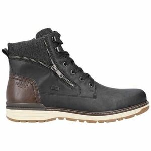 Polokozačky Rieker 39440 00-schwarz/toffee/schwarz 39440 vyobraziť