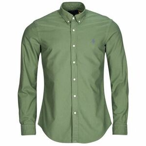 Košele s dlhým rukávom Polo Ralph Lauren CHEMISE AJUSTEE SLIM FIT EN OXFORD LEGER vyobraziť