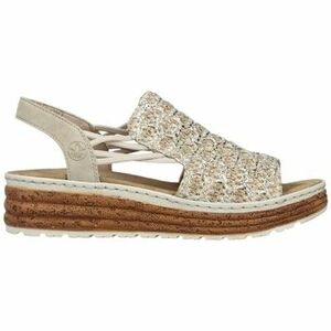 Sandále Rieker 62741 60-beige Beige vyobraziť