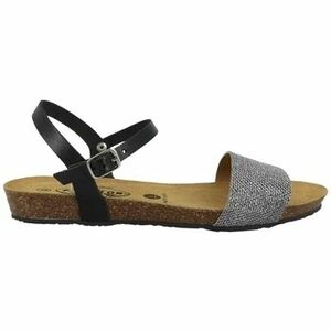 Sandále Plakton FRAN FEST GLITTER ZIP VAQUETA GRIS Argent vyobraziť