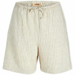 Šortky/Bermudy JJXX Laura Shorts - Feather Gray/Pinstripe vyobraziť