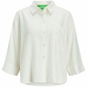 Blúzka JJXX Breeze Summer Shirt - Blanc de Blanc vyobraziť