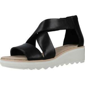 Sandále Clarks JILLIAN RISE BLACK LEATHER vyobraziť