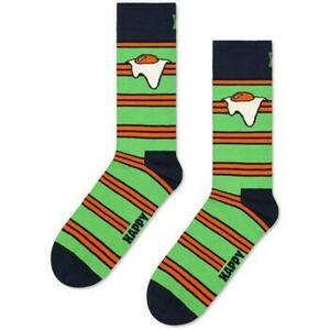 Vysoké ponožky Happy socks EGG ON STRIPE vyobraziť