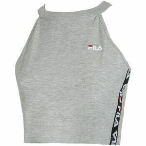 Tričká a polokošele Fila MELODY CROPPED TOP B13 - LIGHT GREY MELANGE 687074 vyobraziť