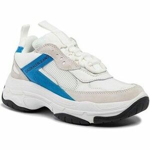 Derbie Calvin Klein Jeans R0449 100 BRIGHT WHITE/BLUE AST R0449 vyobraziť