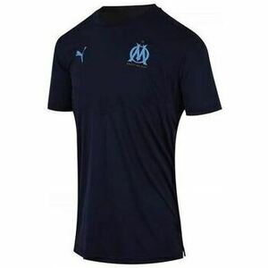 Tričká a polokošele Puma OM WARMUP TEE 01 PEACOAT 758653 vyobraziť