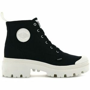 Čižmičky Palladium PALLABASE TWILL 30-BLACK/MARSHMALLOW 96907 vyobraziť