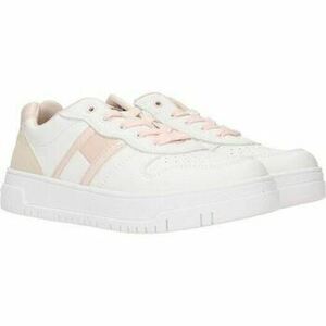 Derbie Tommy Hilfiger FLAG LOW Blanc vyobraziť