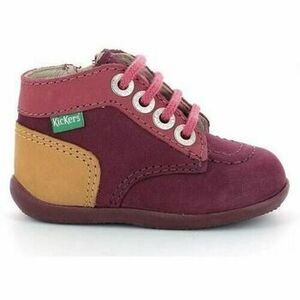 Čižmičky Kickers BONZIP2 18-BORDEAUX ROSE JAUNE 859966-10 vyobraziť