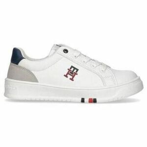 Derbie Tommy Hilfiger MONOGRAM LOW Blanc vyobraziť