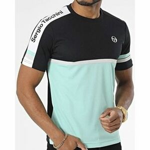 Tričká a polokošele Sergio Tacchini JURA PL T SHIRT 523-BLK/OCE/WHT 39966 vyobraziť