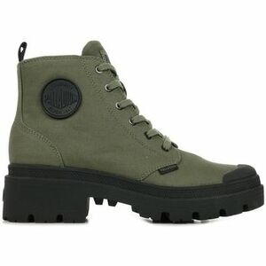Čižmičky Palladium PALLABASE TWILL Vert vyobraziť