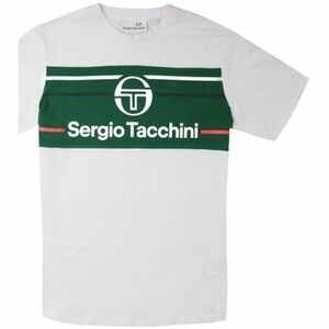 Tričká a polokošele Sergio Tacchini DIKER T SHIRT 154-WHITE/BOT 40220 vyobraziť