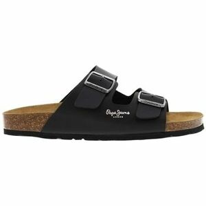 Šľapky Pepe jeans BIO M DOUBLE KANSAS 999-BLACK PMS90108 vyobraziť