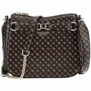 Tašky cez rameno Guess ARLENA LOGO CROSSBODY HOBO MOCHA LOGO HWPS93 36040 vyobraziť