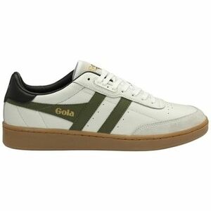 Derbie Gola CONTACT LEATHER HN- WHITE/KHAKI/BLACK/GU CMB261 vyobraziť