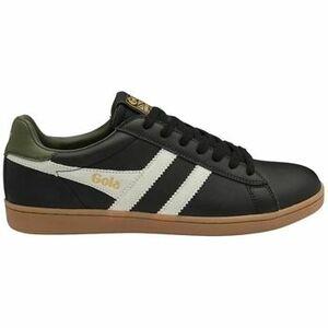 Derbie Gola EQUIPE II LEATHER BW- BLACK/OFF WHITE/KHAKI CMB388 vyobraziť