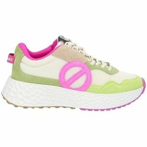 Derbie No Name CARTER JOGGER SUEDE LIME/DOVE/APPLE Vert vyobraziť
