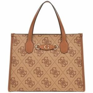 Kabelky Guess IZZY TOP ZIP SHOULDE LATTE LOGO Beige vyobraziť