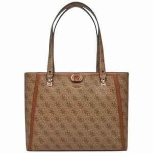 Kabelky Guess NOLANA SML GIRLFRIEN LATTE LOGO/BROWN Beige vyobraziť