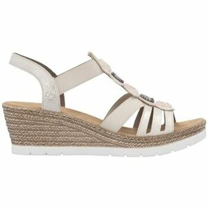 Sandále Rieker 619B2 60-beige Beige vyobraziť