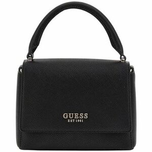 Kabelky Guess BRAMINA SMALL SATCHE BLACK Noir vyobraziť