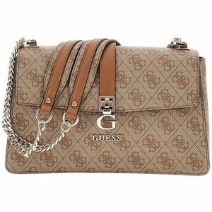 Kabelky Guess ZAMIRA HOBO SHOULDER LATTE LOGO Marron vyobraziť