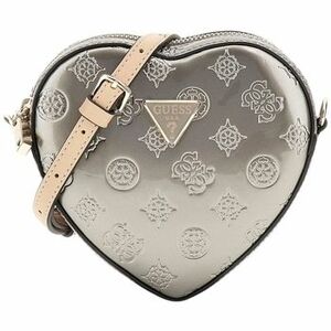 Kabelky Guess ARNELA SHOULDER SATC PEWTER LOGO Argent vyobraziť